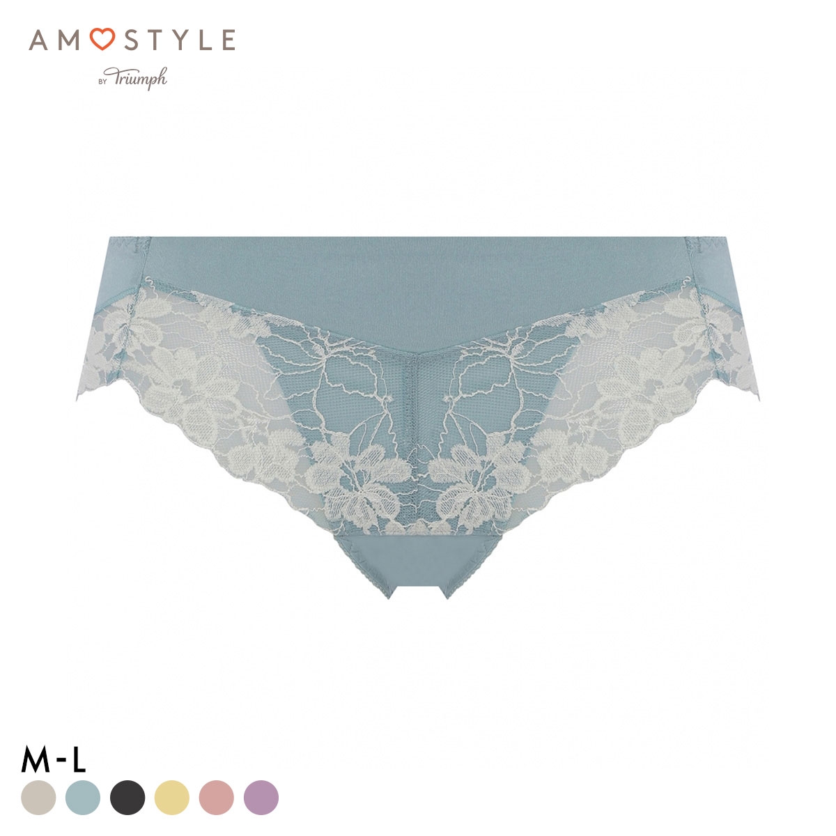 アモスタイル AMST1548 マイブロッサムブーケ サニタリーショーツ ショーツ 生理用 ローライズ ML AMOSTYLE(BG-ブルーグリーン-M)