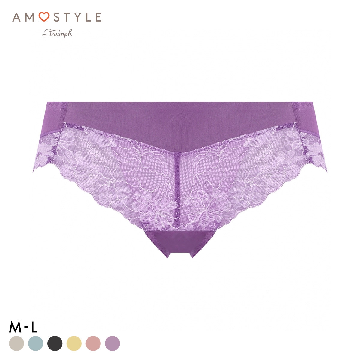 アモスタイル AMST1548 マイブロッサムブーケ サニタリーショーツ ショーツ 生理用 ローライズ ML AMOSTYLE(LC-ライラック-M)