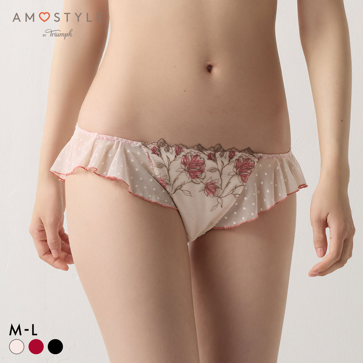 アモスタイル AMST1541 プレイフルローズ タンガ ショーツ Tバック AMOSTYLE