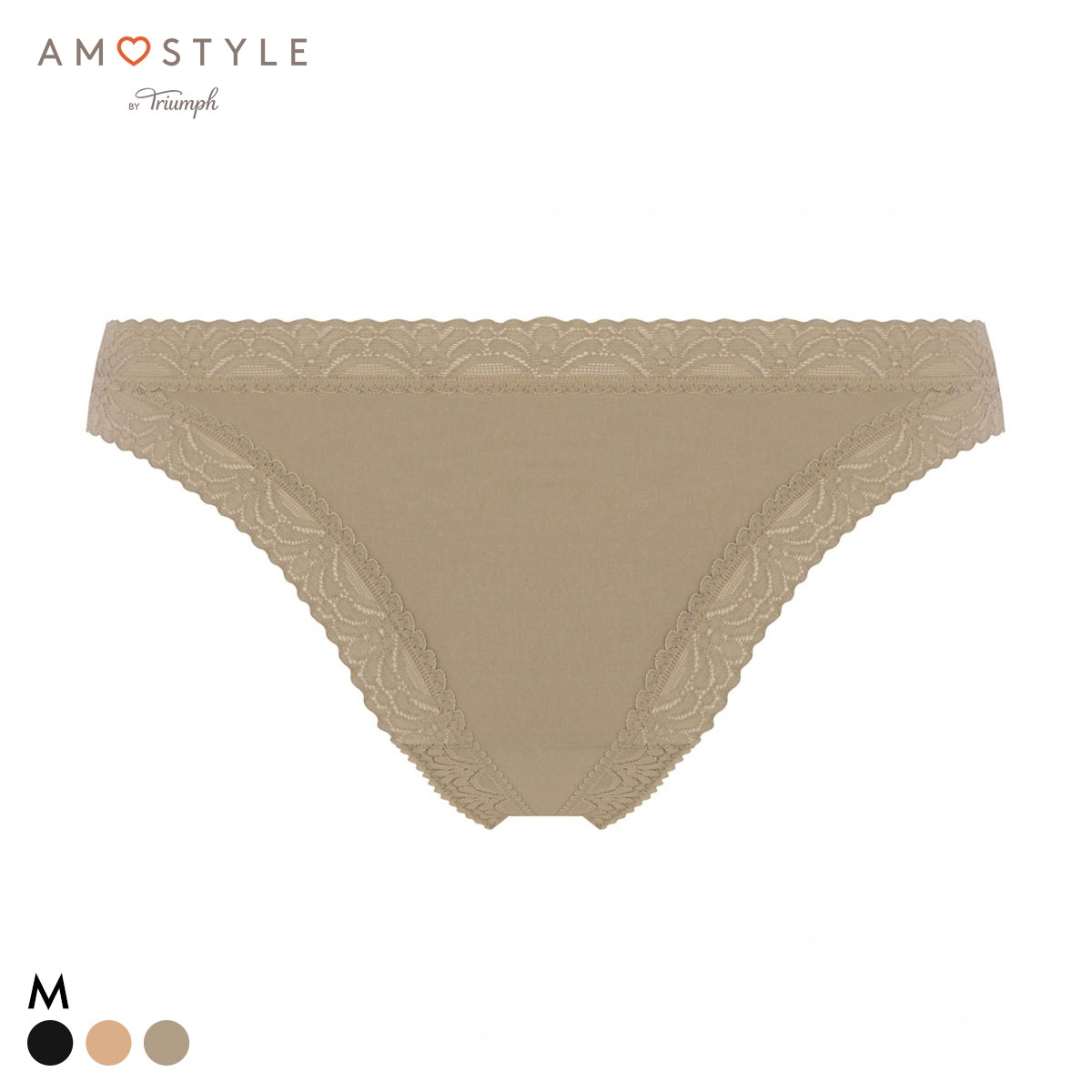 アモスタイル AMST1480 シグネチャースムース タンガ ショーツ Tバック AMOSTYLE(GG-グレージュ-M)