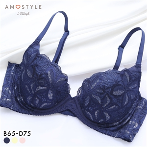 アモスタイル チャーミングラマー AMST1546 トゥインクル アワーズ スリムライン 3/4カップ ブラジャー BCD AMOSTYLE