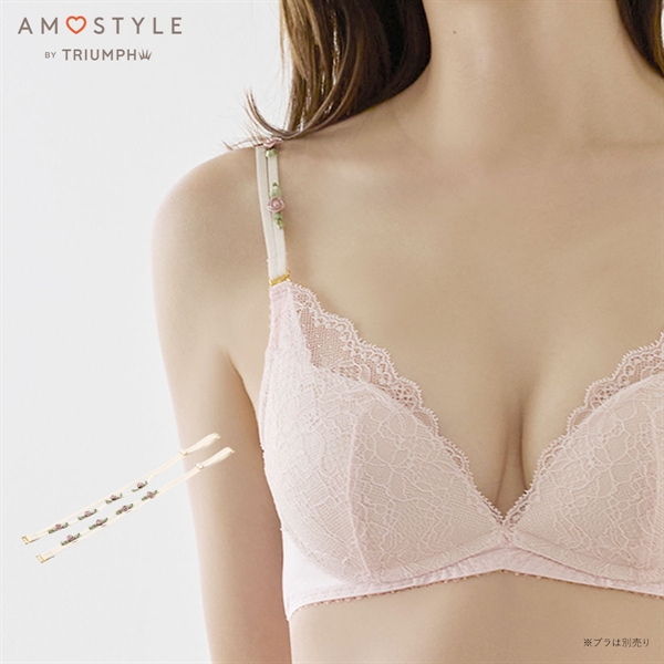 アモスタイル AMST401 ストラップ ローズモチーフ ブラストラップ デザインストラップ AMOSTYLE