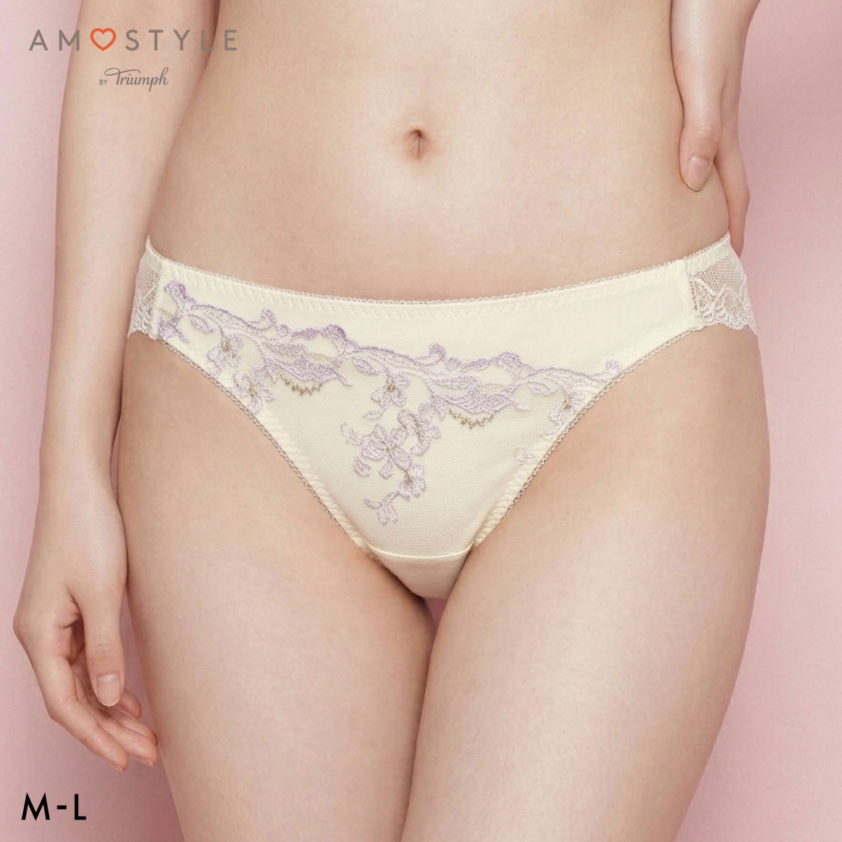 アモスタイル 夢みるブラ AMST1543 ヴィーナスエア ショーツ レギュラー ローライズ ML AMOSTYLE(ECR-エクリュ-M)