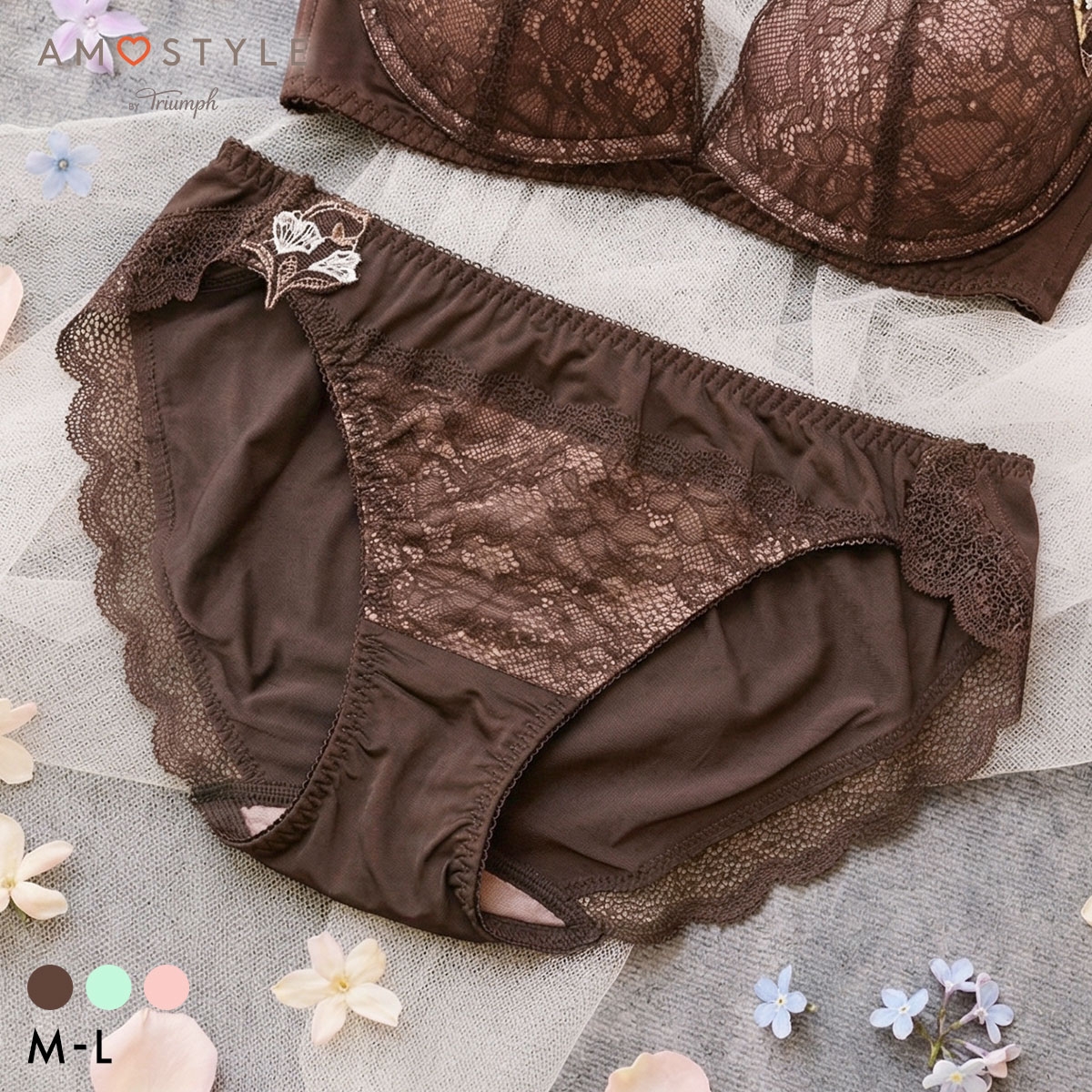 アモスタイル 夢みるブラ AMST1544 ヴィーナスエア ショーツ レギュラー ローライズ ML AMOSTYLE