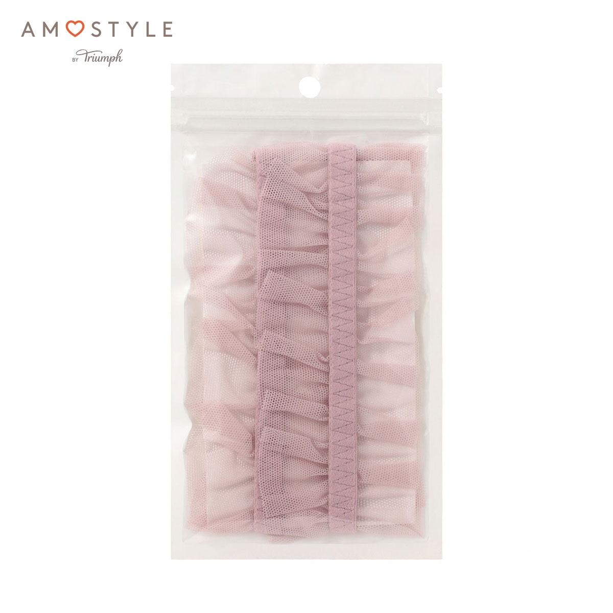 アモスタイル AMST400 ストラップ フリル ブラストラップ デザインストラップ AMOSTYLE(LC-ライラック-Free)