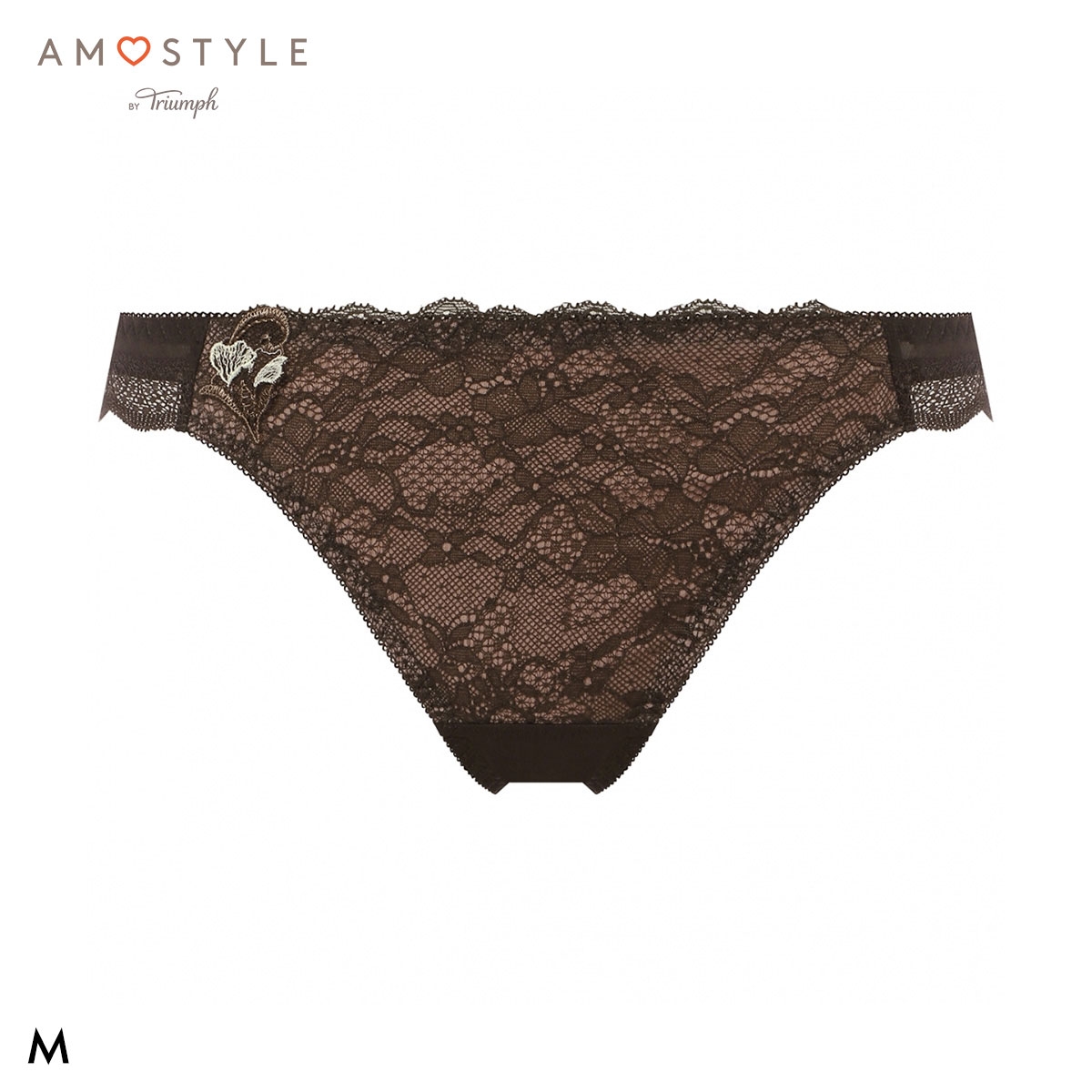 アモスタイル 夢みるブラ AMST1544 ヴィーナスエア ショーツ ストリング タンガ Tバック ローライズ M AMOSTYLE(BR-ブラウン-M)