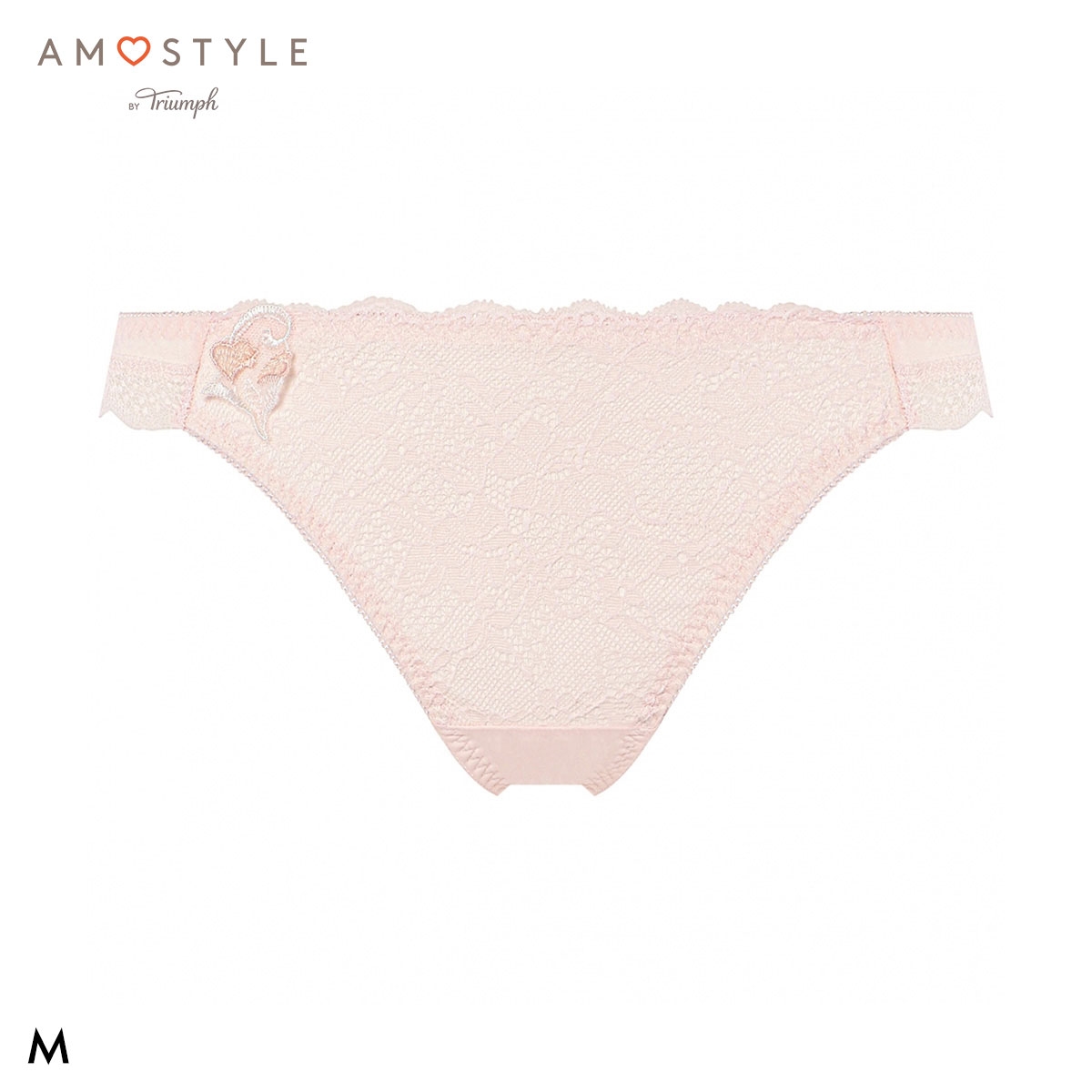 アモスタイル 夢みるブラ AMST1544 ヴィーナスエア ショーツ ストリング タンガ Tバック ローライズ M AMOSTYLE(BP-ベビーピンク-M)