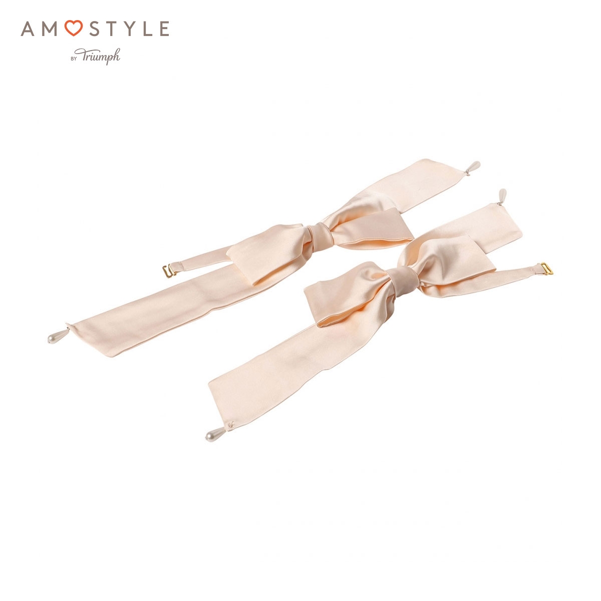 アモスタイル AMST401 ストラップ リボン ブラストラップ デザインストラップ AMOSTYLE(ECR-エクリュ-Free)