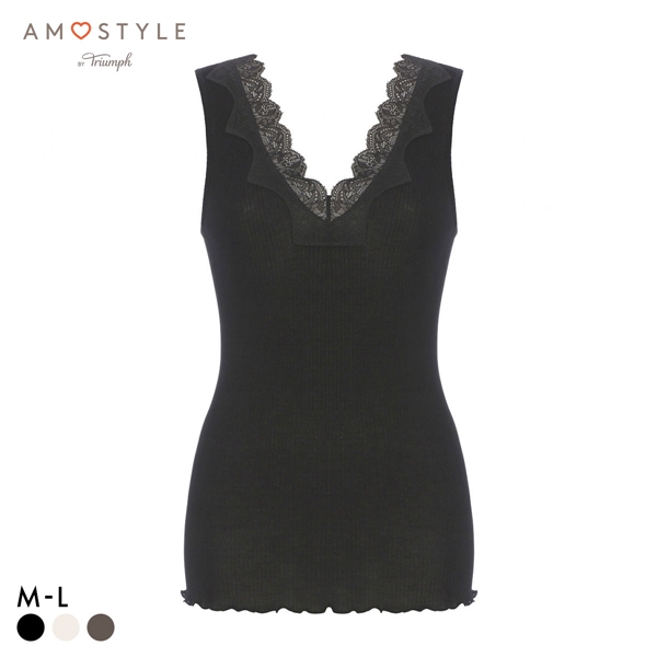 アモスタイル AMST1532 保湿インナー タンクトップ インナー ランジェリー AMOSTYLE