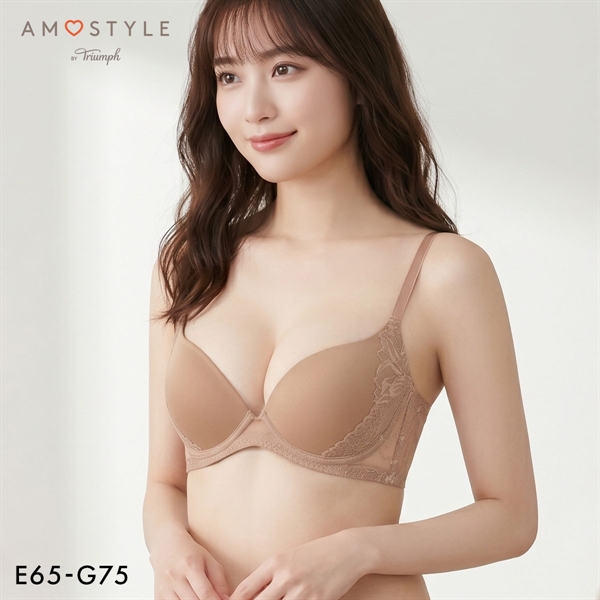 アモスタイル カーヴィースリムブラ AMST1551 スムースタイプ リリーブリーズ ブラジャー 大きいサイズ EFG AMOSTYLE