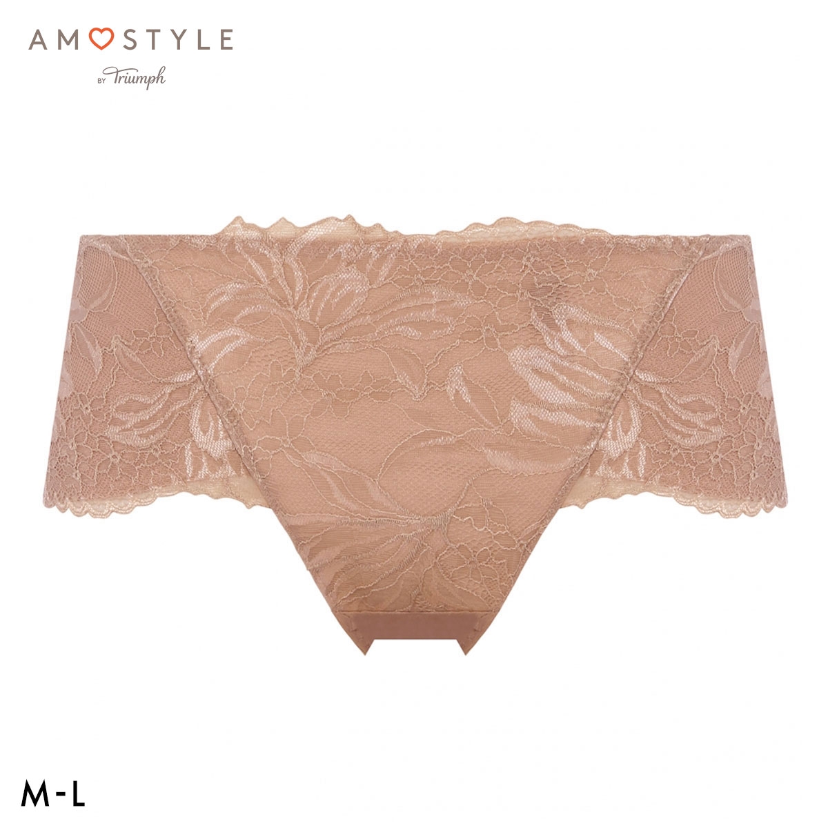アモスタイル AMST1551 リリーブリーズ プチヒップアップ ショーツ ボーイズレングス ローライズ ML AMOSTYLE(LBR-薄ブラウン-M)