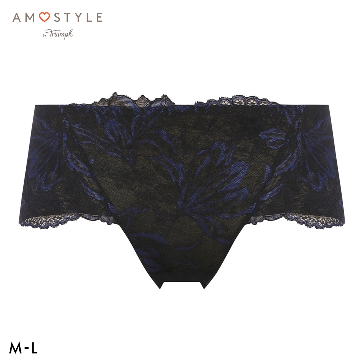 アモスタイル AMST1551 リリーブリーズ プチヒップアップ ショーツ ボーイズレングス ローライズ ML AMOSTYLE(BK-ブラック-M)