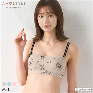 アモスタイル AMST1557 エスターバニー×アモスタイル コラボ ナイトブラ ノンワイヤー ML レディース 下着 AMOSTYLE