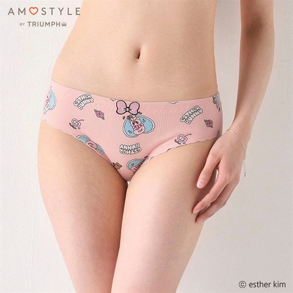 アモスタイル AMST1557 エスターバニー×アモスタイル コラボ ショーツ レギュラーショーツ レディース 下着 AMOSTYLE