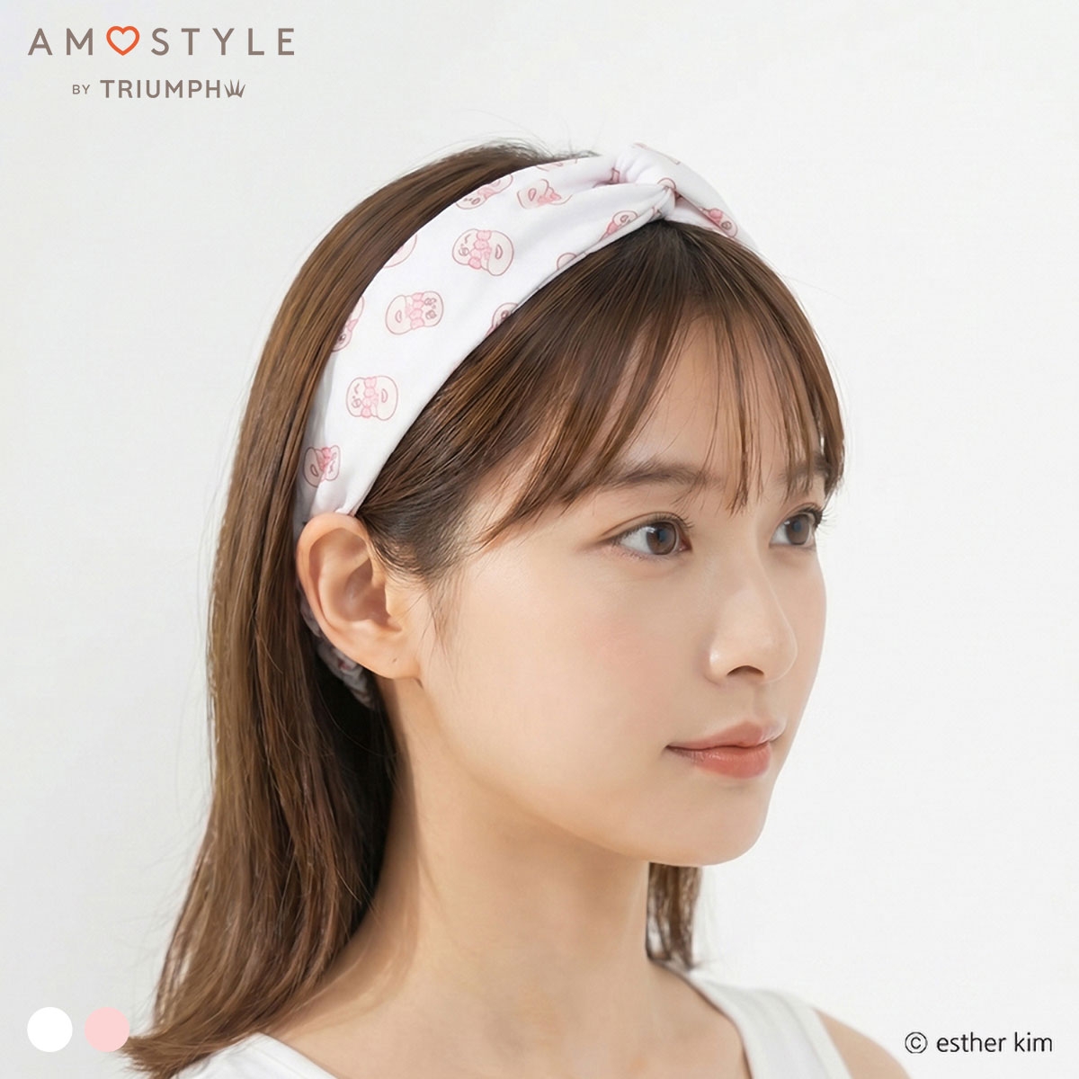 アモスタイル AMST1557 エスターバニー×アモスタイル コラボ ヘアバンド レディース AMOSTYLE