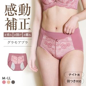 グラモア glamore グラモアブラ FT0087 サニタリーショーツ ペアショーツ 快適 締めつけない 吸湿性 通気性 安心 FT0179