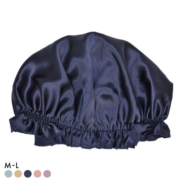 シルク ナイトキャップ FT0377 ロングヘア セミロング ショート 摩擦 寝癖 抜け毛防止 保湿 美髪 e-gate shopオリジナル グラモア