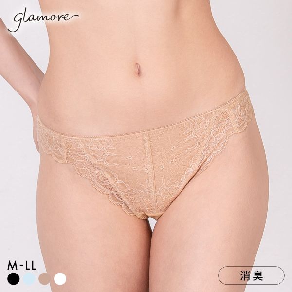グラモア glamore グラモアブラCOOL FT0401 デザインショーツ ペアショーツ 涼しい 速乾 消臭 締めつけない 総レース FT0402