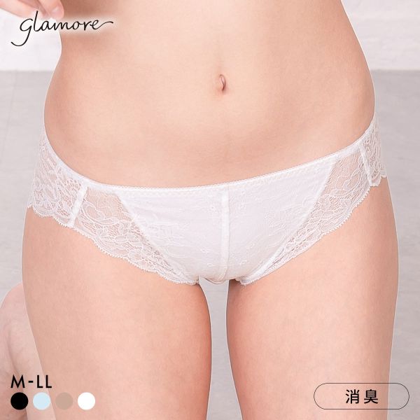グラモア glamore グラモアブラCOOL FT0401 デザインショーツ ペアショーツ 涼しい 速乾 消臭 締めつけない 総レース FT0402