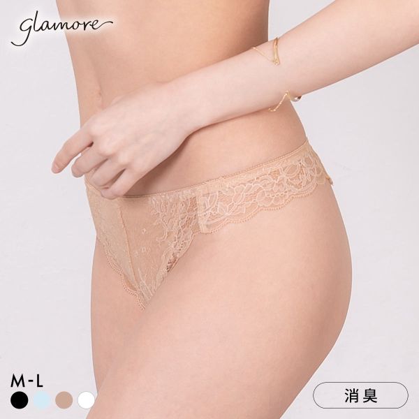 グラモア glamore グラモアブラCOOL FT0401 Tバック タンガショーツ ペアショーツ 涼しい 速乾 消臭 響きにくい レース FT0403