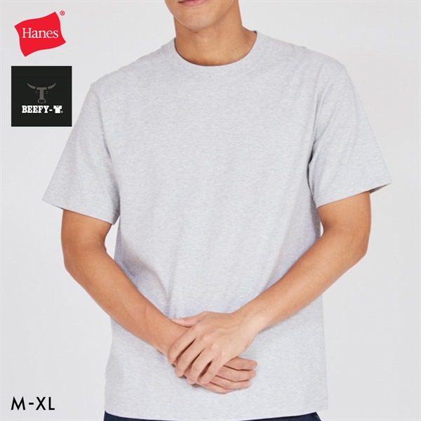 ヘインズ Hanes ビーフィー BEEFY-T ショートスリーブ クルーネックTシャツ HM1-D001 ヘビーウェイト 白T H5180