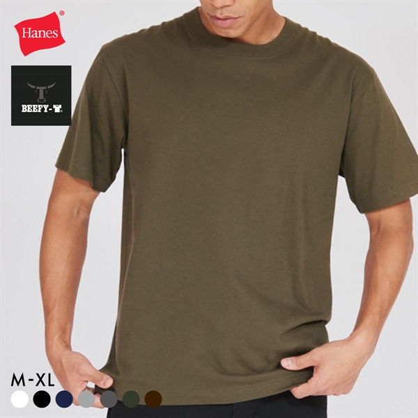 ヘインズ Hanes ビーフィー BEEFY-T ショートスリーブ クルーネックTシャツ HM1-D001 ヘビーウェイト 白T H5180
