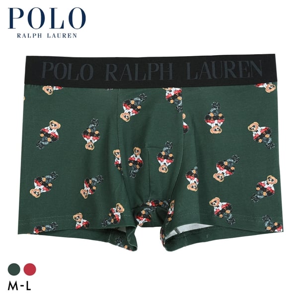 ポロ ラルフ ローレン Moto Jacket Bear Printed Boxer Brief ボクサーパンツ メンズ POLO RALPH LAUREN 前閉じ