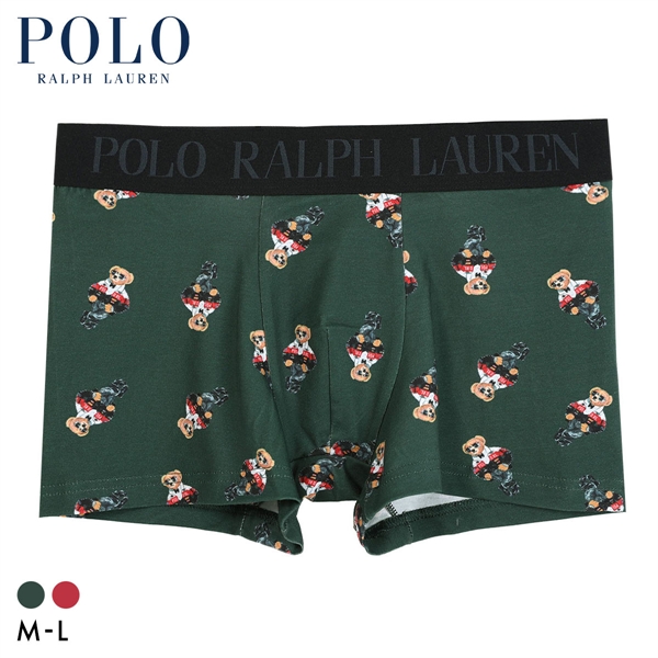 ポロ ラルフ ローレン Moto Jacket Bear Printed Boxer Brief ボクサーパンツ メンズ POLO RALPH LAUREN 前閉じ