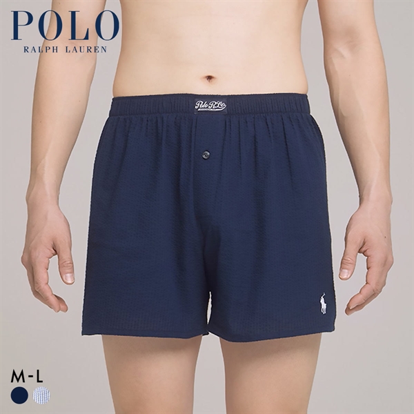 ポロ ラルフ ローレン Seersucker Woven Boxer トランクス 前あき メンズ アンダーウェア POLO RALPH LAUREN