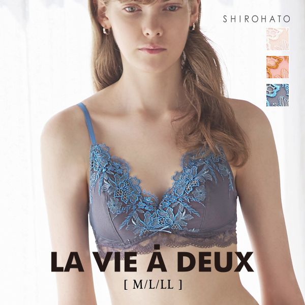 ラヴィアドゥ ユーフォリア ブラジャー ノンワイヤー ブラレット M L LL LA VIE A DEUX Euphoria 22501