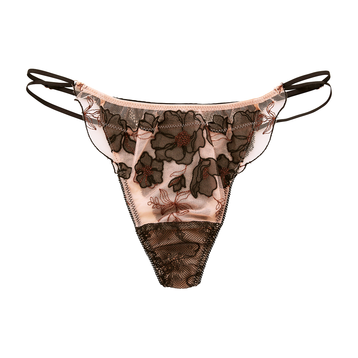 Coquelicot コクリコ ショーツ Tバック M 単品 LA VIE A DEUX ラヴィアドゥ(BK-ブラック-M)