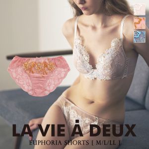 ラヴィアドゥ ユーフォリア ショーツ スタンダード バックレース M L LL LA VIE A DEUX Euphoria