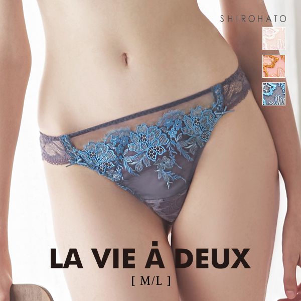 ラヴィアドゥ ユーフォリア ショーツ Tバック バックレース ML LA VIE A DEUX Euphoria