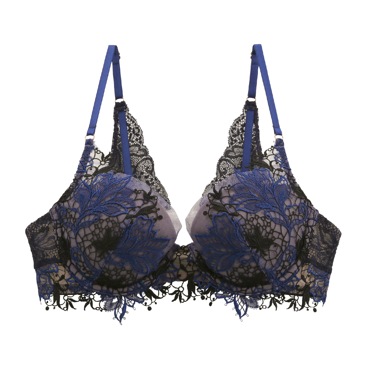 Arabesque アラベスク ブラジャー BCDE 単品 LA VIE A DEUX ラヴィアドゥ DOMESTIC UNDER D2260(DNV-濃ネイビー-B70)
