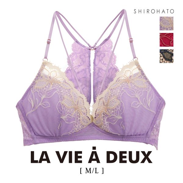 Mon magnifique モンマニフィーク ブラジャー ノンワイヤー ブラレット ML 単品 LA VIE A DEUX ラヴィアドゥ DOMESTIC UNDER D2263