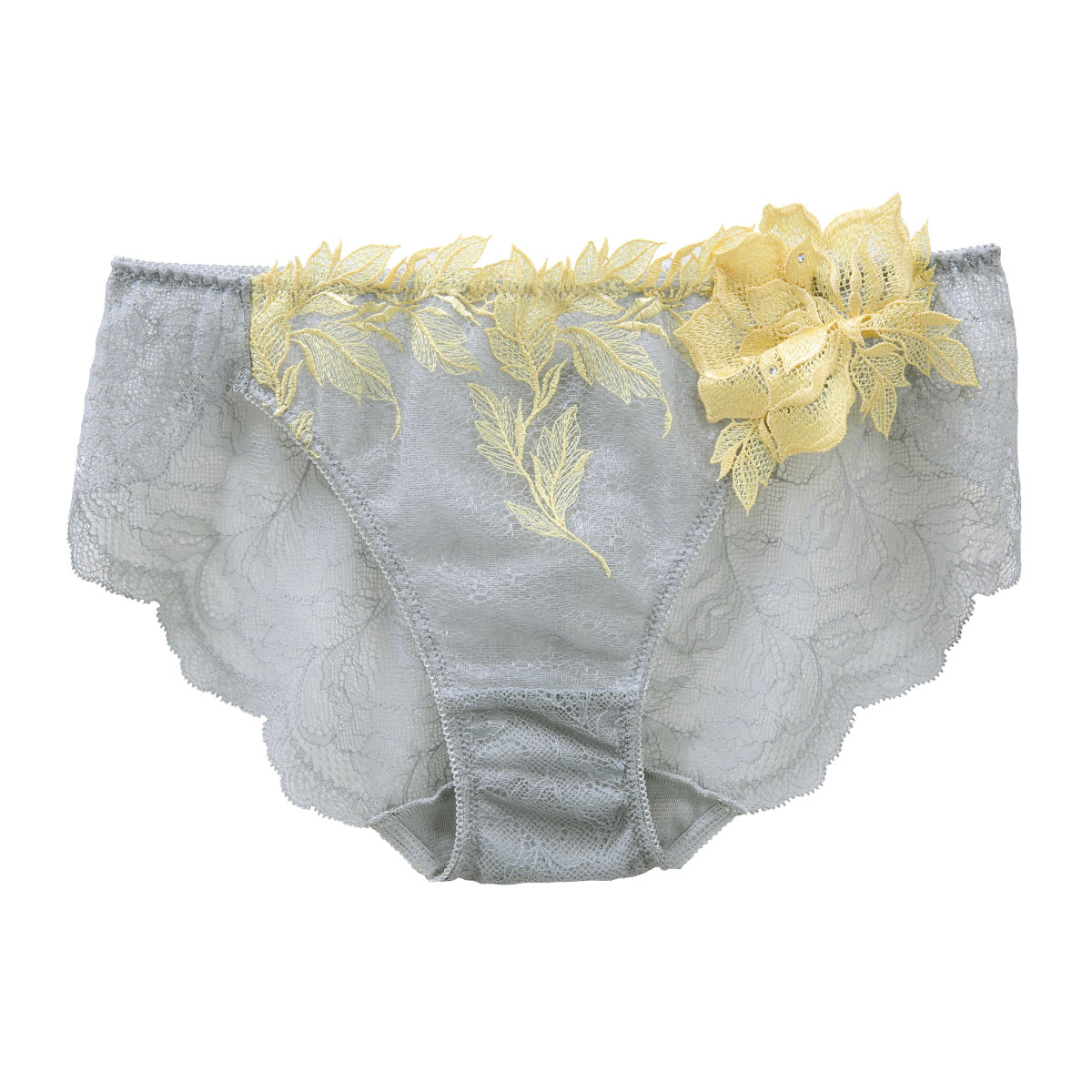 Mia rosa ミア ローザ ショーツ スタンダード バックレース ML 単品 LA VIE A DEUX ラヴィアドゥ  DOMESTIC UNDER(GY-グレー-M)