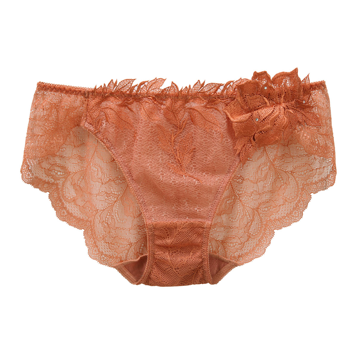 Mia rosa ミア ローザ ショーツ スタンダード バックレース ML 単品 LA VIE A DEUX ラヴィアドゥ  DOMESTIC UNDER(CIN-シナモン-M)