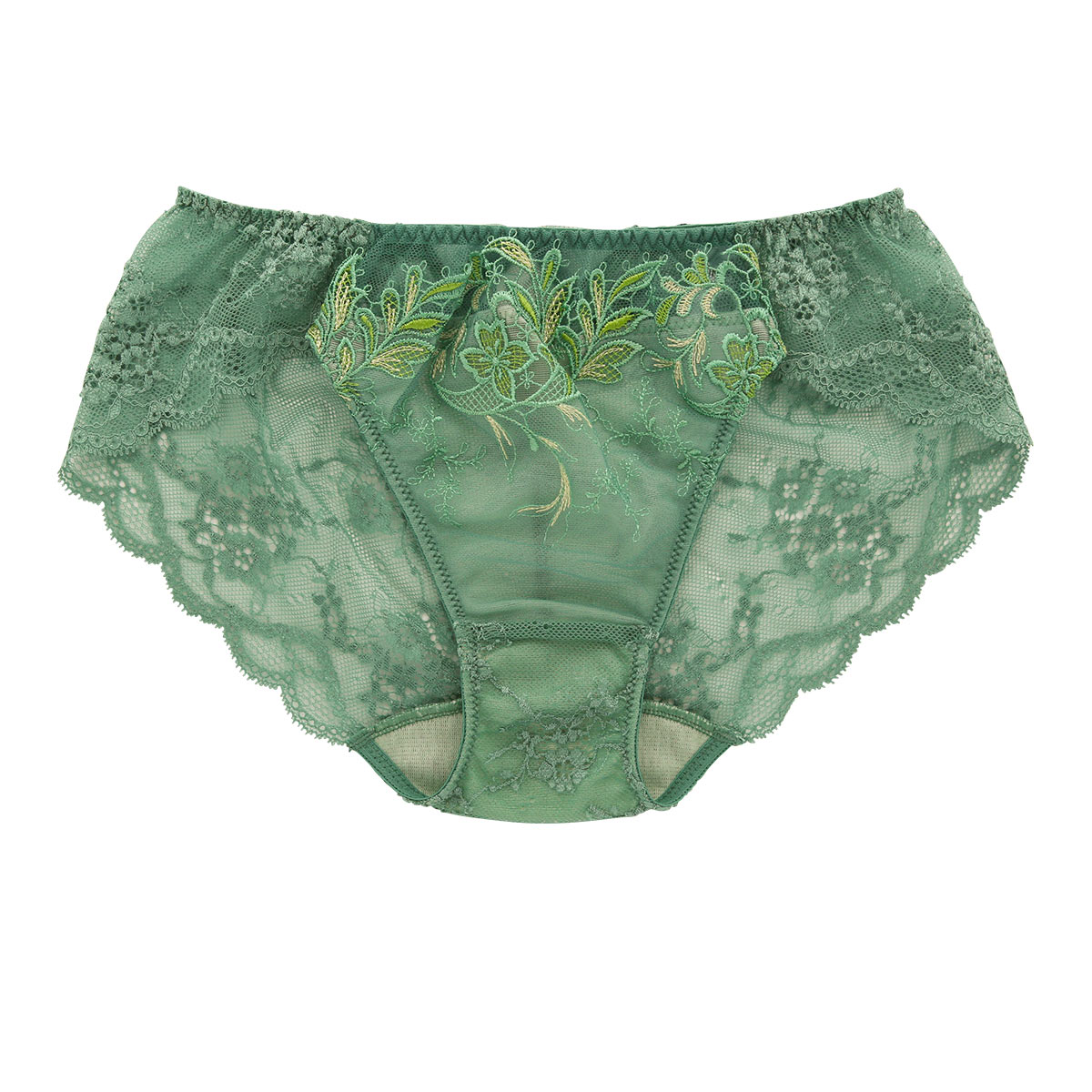 Champetre bouquet シャンペトルブーケ ショーツ スタンダード バックレース ML 単品 LA VIE A DEUX ラヴィアドゥ DOMESTIC UNDER(GR-グリーン-M)