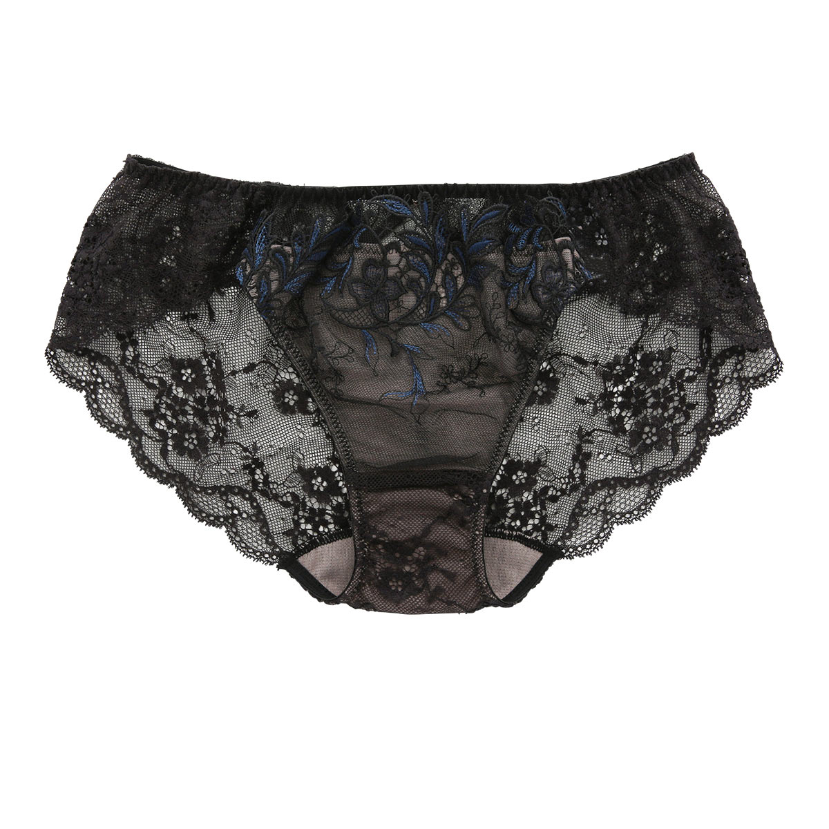 Champetre bouquet シャンペトルブーケ ショーツ スタンダード バックレース ML 単品 LA VIE A DEUX ラヴィアドゥ DOMESTIC UNDER(BK-ブラック-M)