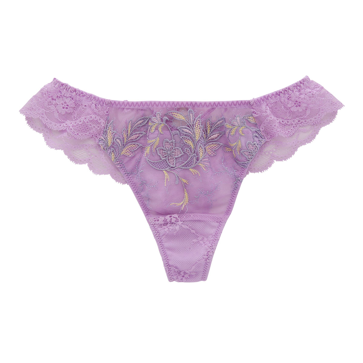 Champetre bouquet シャンペトルブーケ ショーツ Tバック バックレース M 単品 LA VIE A DEUX ラヴィアドゥ DOMESTIC UNDER(PPU-ピンクパープル-M)