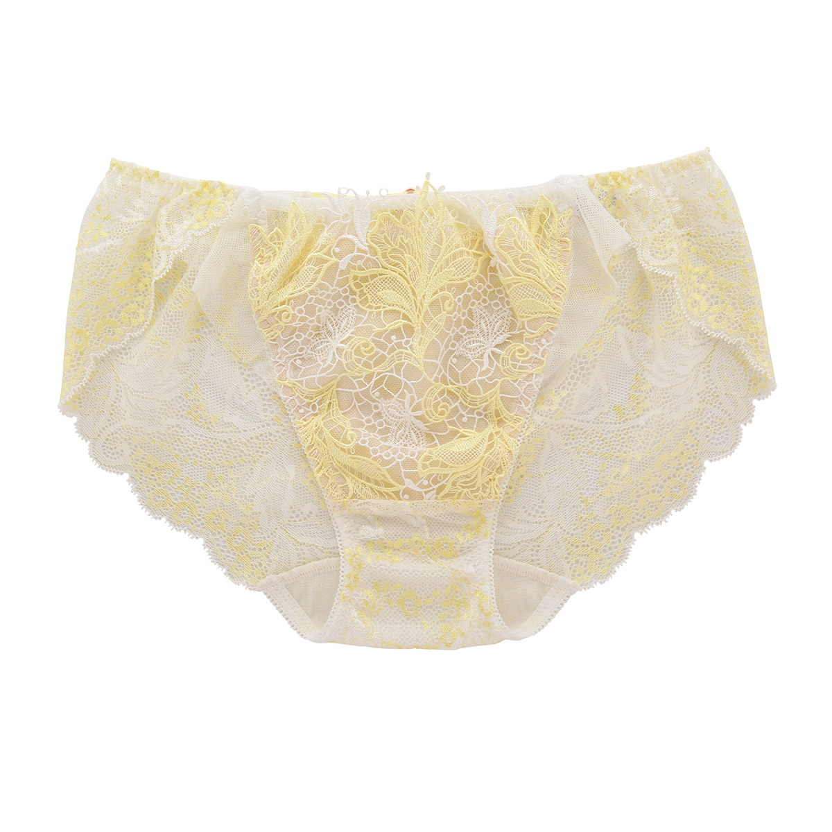Arabesque アラベスク ショーツ スタンダード バックレース ML 単品 LA VIE A DEUX ラヴィアドゥ DOMESTIC UNDER(OW-オフホワイト-M)