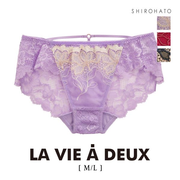 Mon magnifique モンマニフィーク ショーツ スタンダード バックレース ML 単品 LA VIE A DEUX ラヴィアドゥ DOMESTIC UNDER