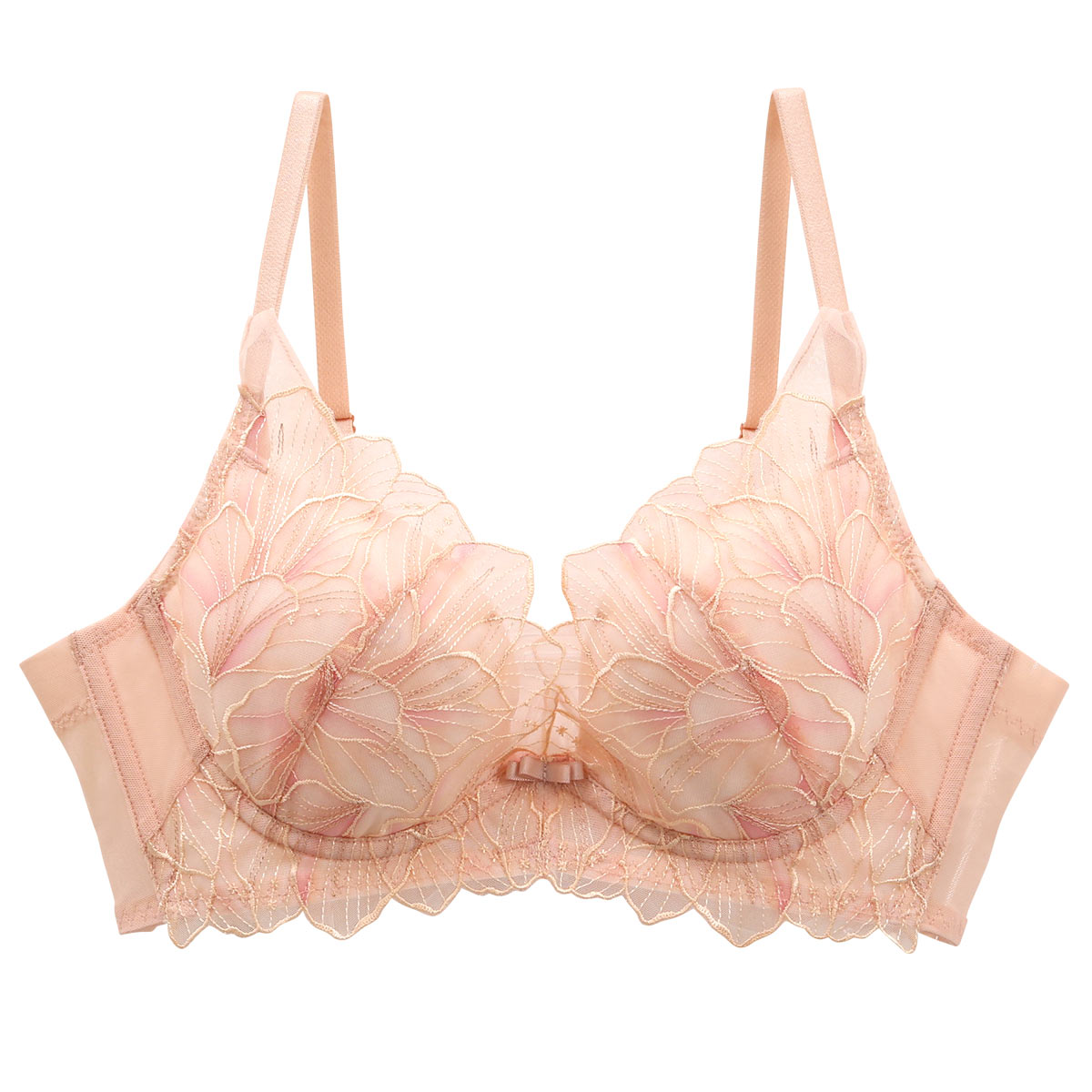 Bibiane ビビアーナ ブラジャー BCDEFG 脇高 大きいサイズ 単品 LA VIE A DEUX ラヴィアドゥ mignon M2006(PE-ピーチ-B70)