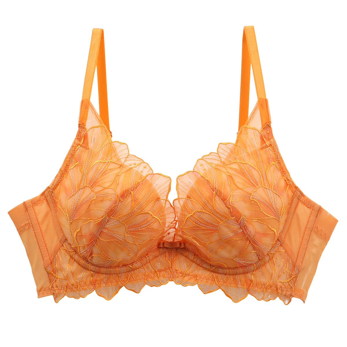 Bibiane ビビアーナ ブラジャー BCDEFG 脇高 大きいサイズ 単品 LA VIE A DEUX ラヴィアドゥ mignon M2006(OR-オレンジ-B70)