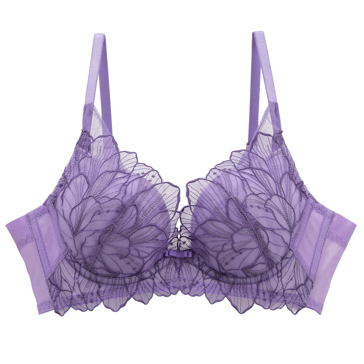 Bibiane ビビアーナ ブラジャー BCDEFG 脇高 大きいサイズ 単品 LA VIE A DEUX ラヴィアドゥ mignon M2006(VI-バイオレット-B70)