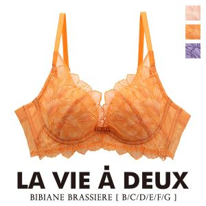 Bibiane ビビアーナ ブラジャー BCDEFG 脇高 大きいサイズ 単品 LA VIE A DEUX ラヴィアドゥ mignon M2006