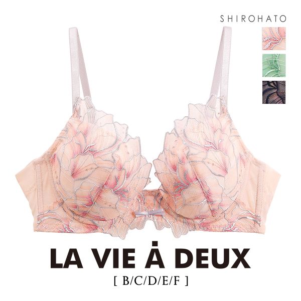 Le petale ル･ペタル ブラジャー BCDEF 脇高 大きいサイズ 単品 LA VIE A DEUX ラヴィアドゥ mignon M2009