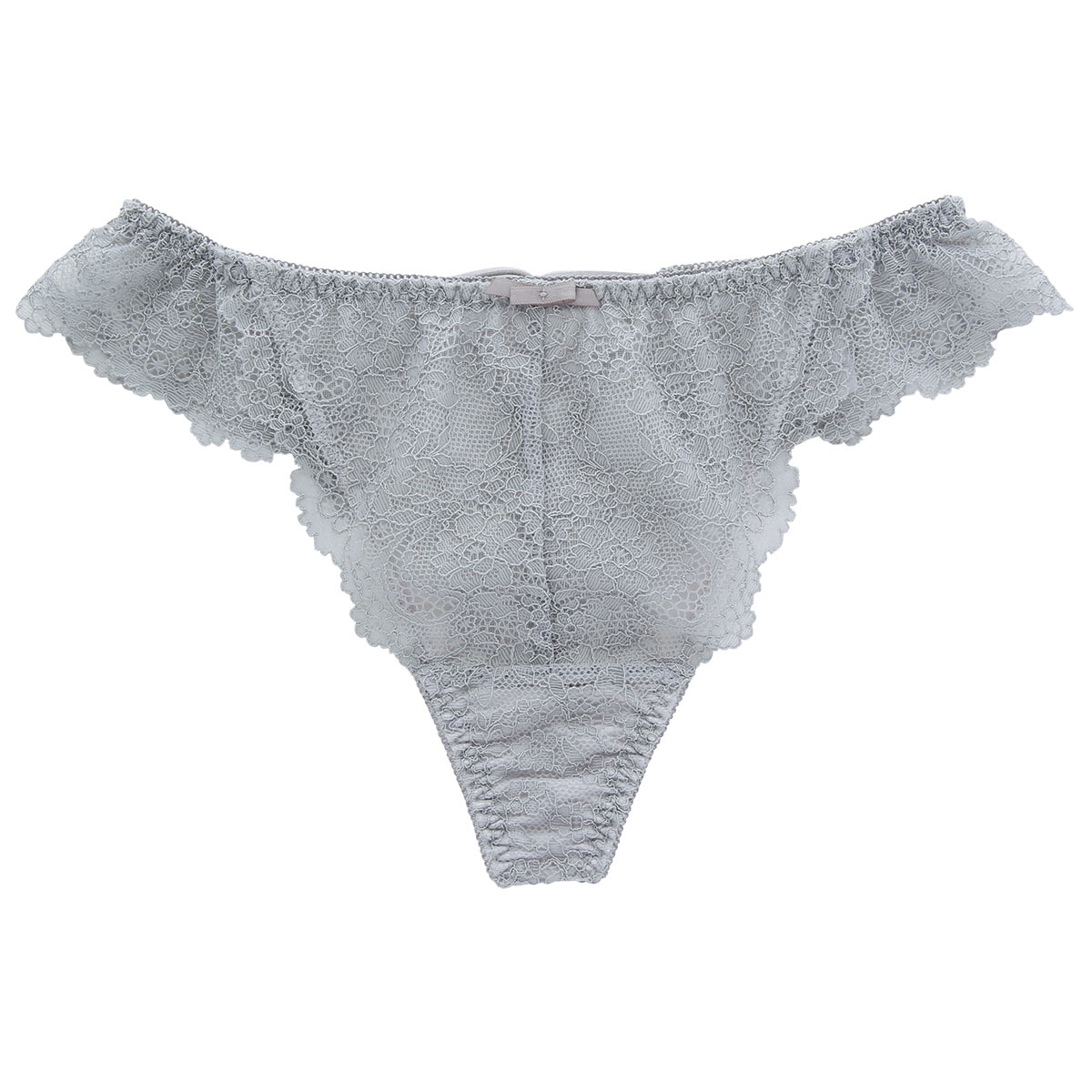 ハッピーカラーで肌を彩る Shallow dream シャロウドリーム ショーツ Tバック 総レース 単品 LA VIE A DEUX ラヴィアドゥ mignon(GY-グレー-M)