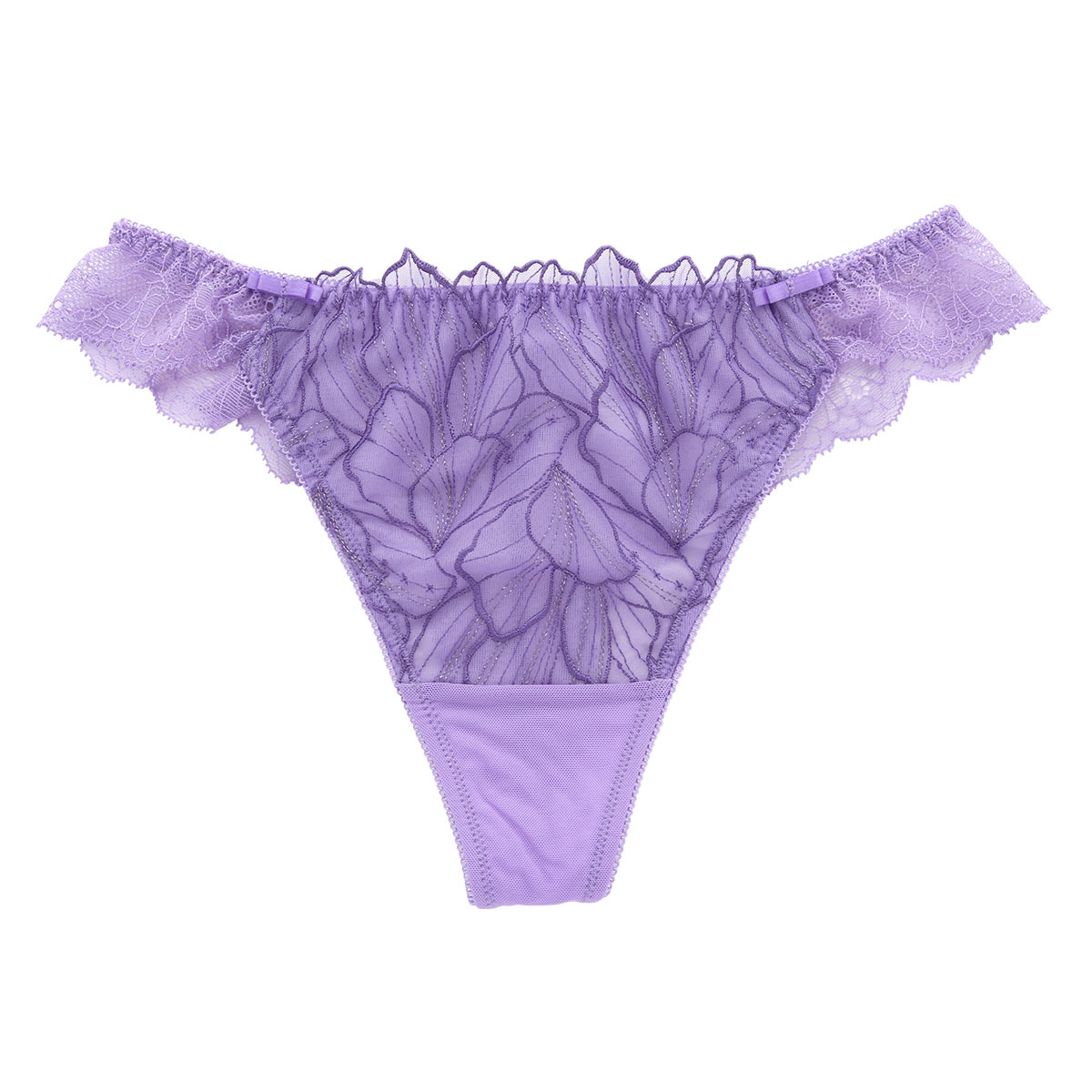 Bibiane ビビアーナ ショーツ Tバック バックレース ML 単品 LA VIE A DEUX ラヴィアドゥ  mignon(VI-バイオレット-M)