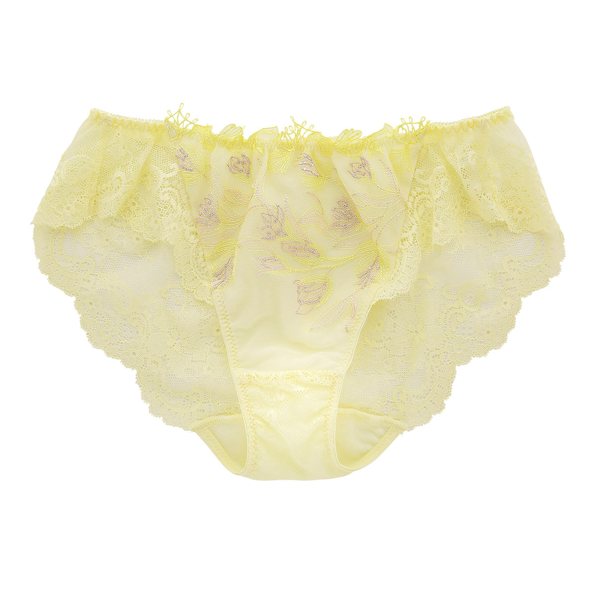 Shell & Tulip シェル＆チューリップ ショーツ スタンダード バックレース M L LL 単品 LA VIE A DEUX ラヴィアドゥ mignon(CR-クリーム-M)